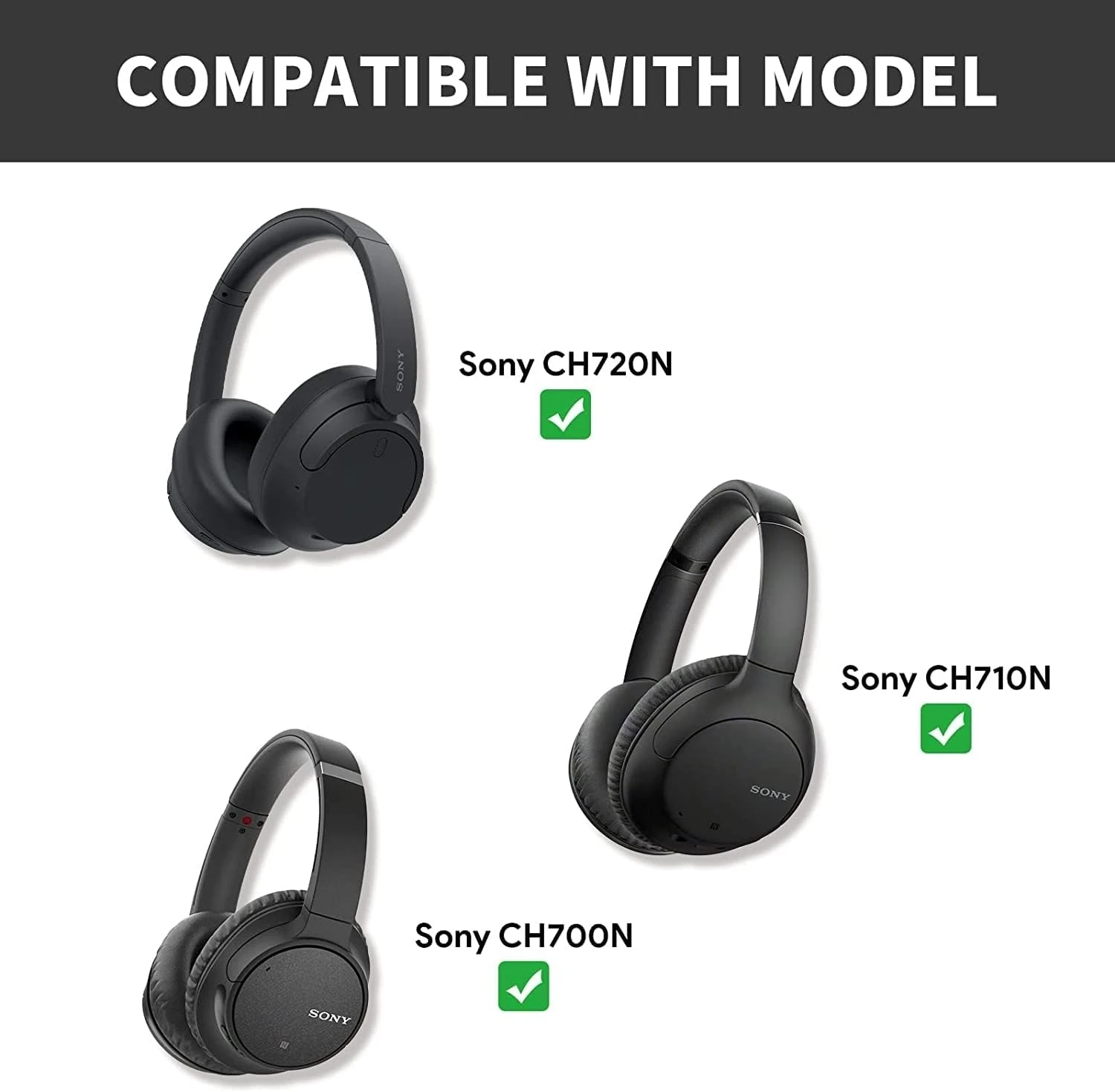 Hard Case Cover Bag for Sony WH-CH700N/ CH710N/ CH720N Headphones
