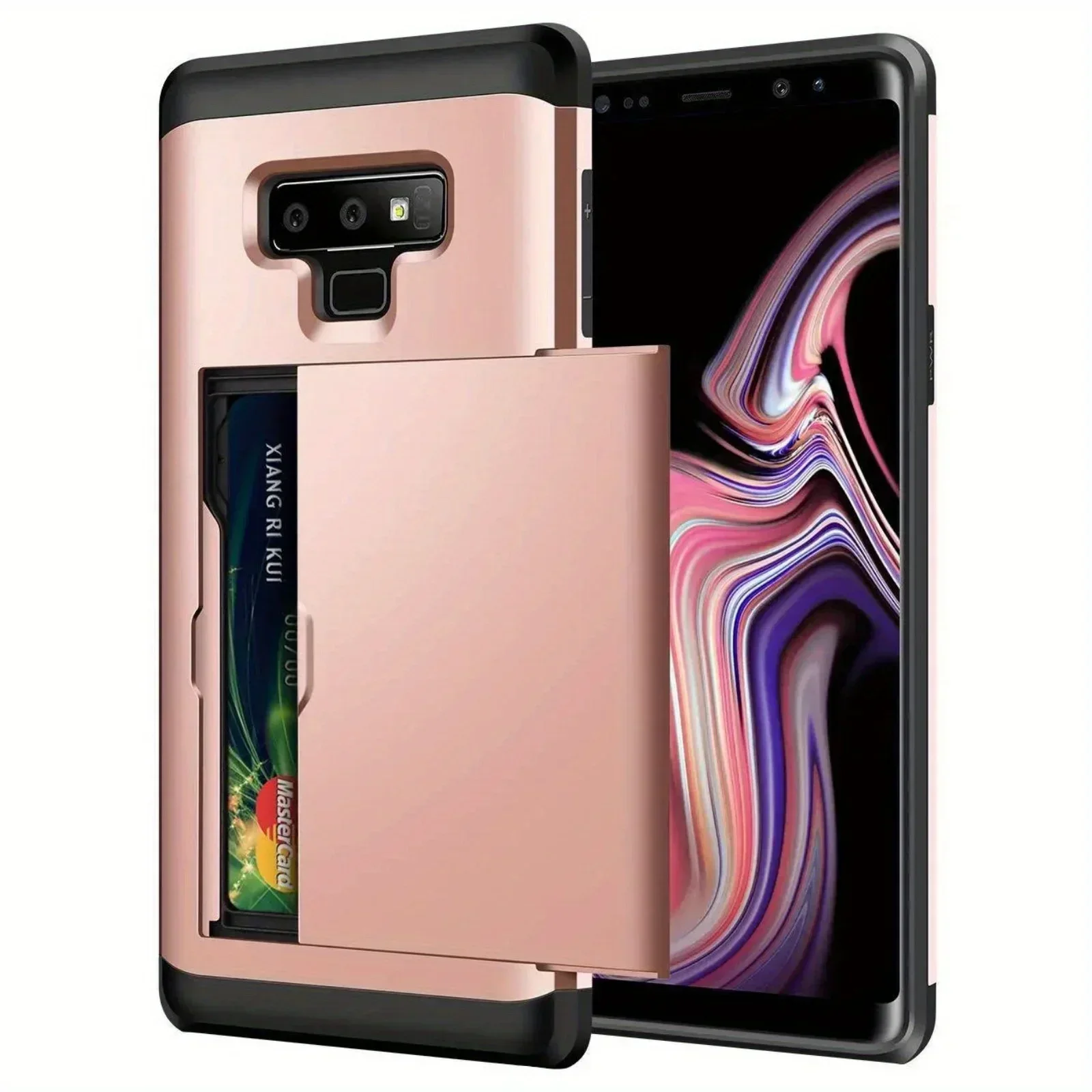 Premium Wallet Phone Case with Card Holder - Dual Layer Hybrid Shell