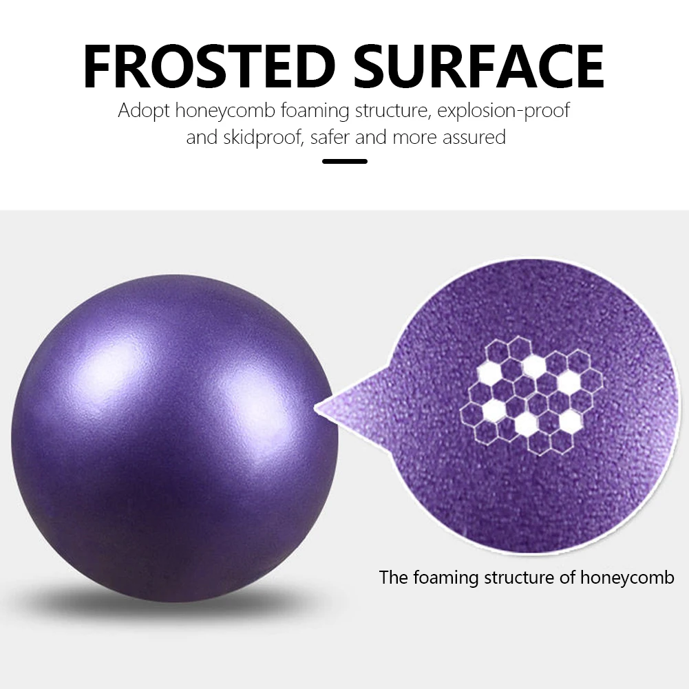Yoga Ball Gymnastics Ball 9 Inch Mini Exercise Pilates Ball Sport Training Gym Anti Burst Slip Resistant Balls Physical Therapy