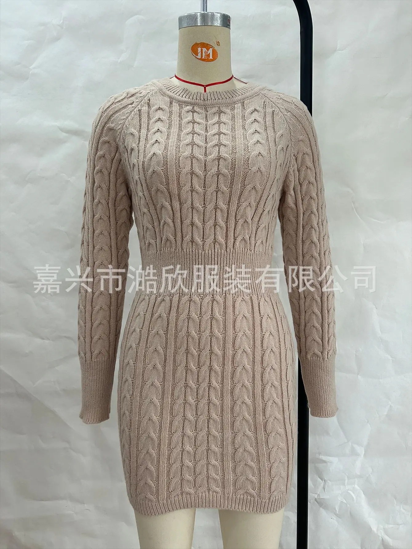 2025 Autumn Winter Women Sweater Dress O-neck Long Sleeve Bodycon Mini Dresses Casual Slim Female Outwear Knitted Outwear