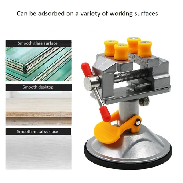 Universal Suction Cup Bench Vise: The Perfect Mini Vise for Precision Work