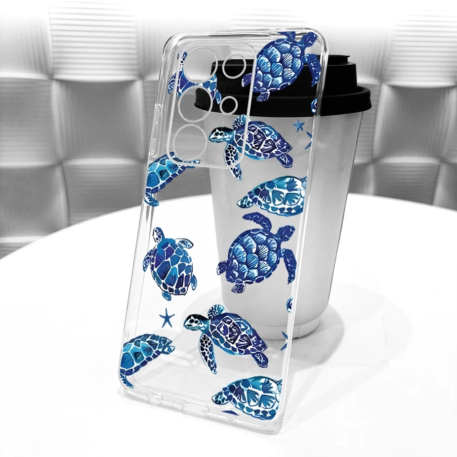 Stylish Flowers & Butterfly Painted Soft Slim Phone Case