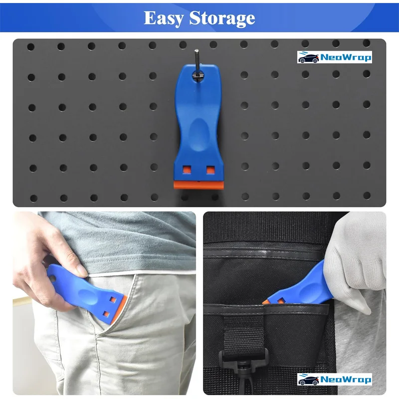 Adhesive Remover Car Sticker Remover Cleaning Scraper Glue for Windows Glass Plastic Razor Blade Scraper Label Tool
