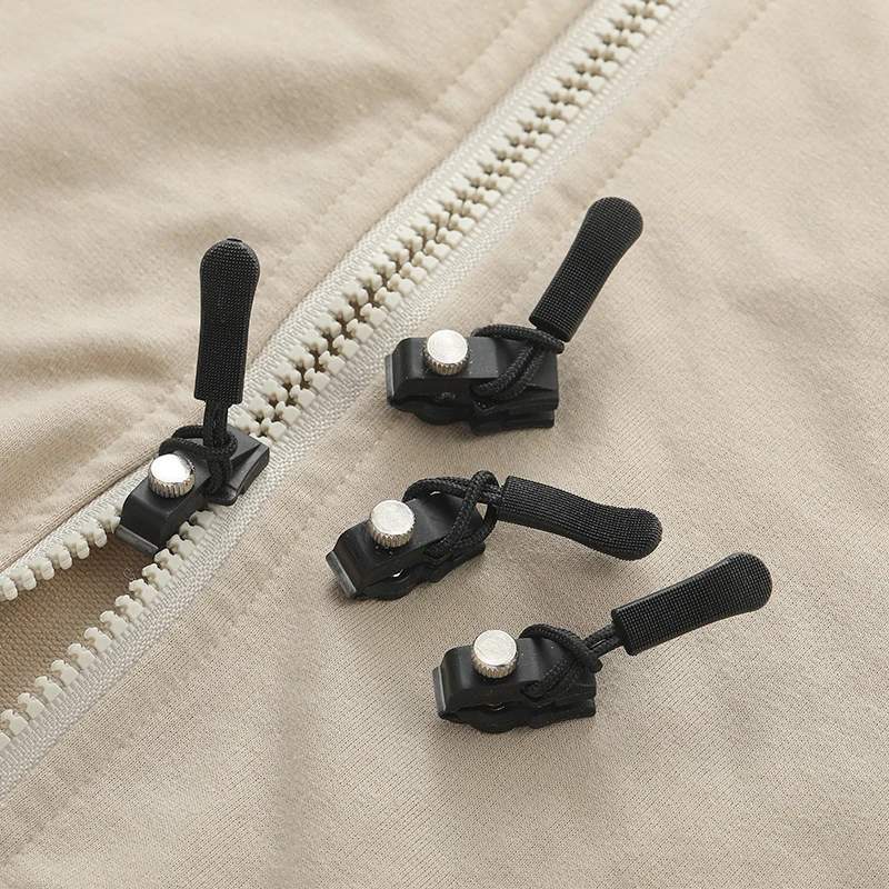 New 5PCS Plastic Universal Instant Zipper Repair Replacement Kit Durable Fix Zipper Sliding Teeth Screw Head RU
