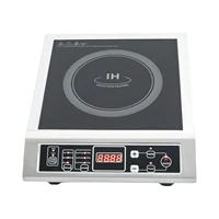 Портативная электрическая индукционная варочная панель с 10 уровнями температуры |   Индукционная варочная панель из микрокристаллического стекла 3500 Вт — изображение 2