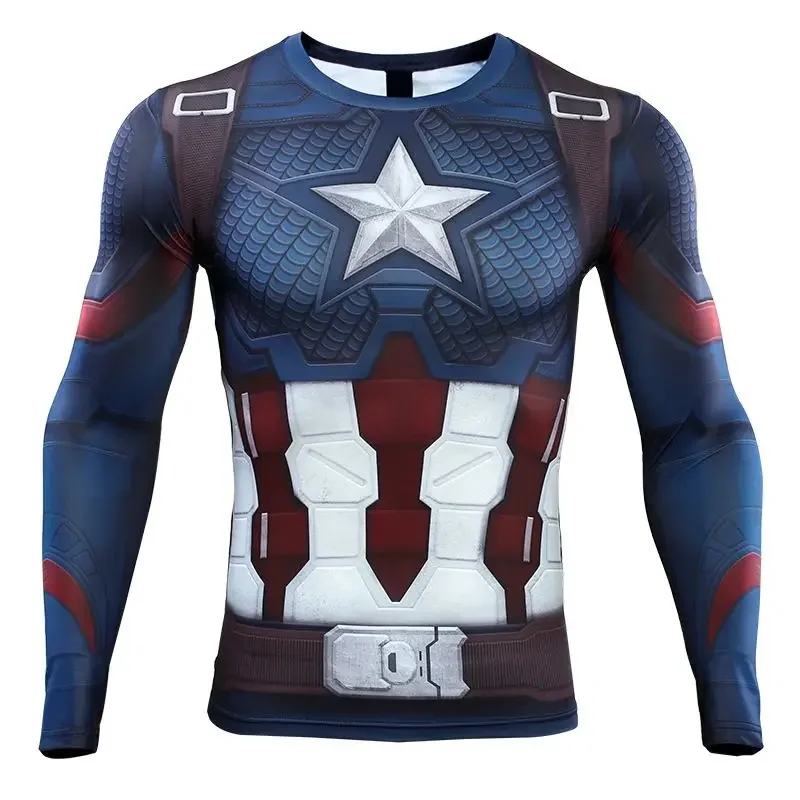 Superhero T Shirts Summer Short Sleeve O-neck Fitness Harajuku Sports Tops superhero t shirts