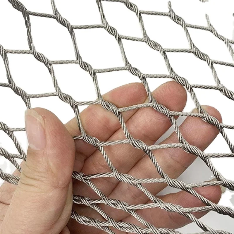 Flat Mesh Rope Woven Flexibility Rope Mesh for Balustrade Guardrail - AliExpress 15