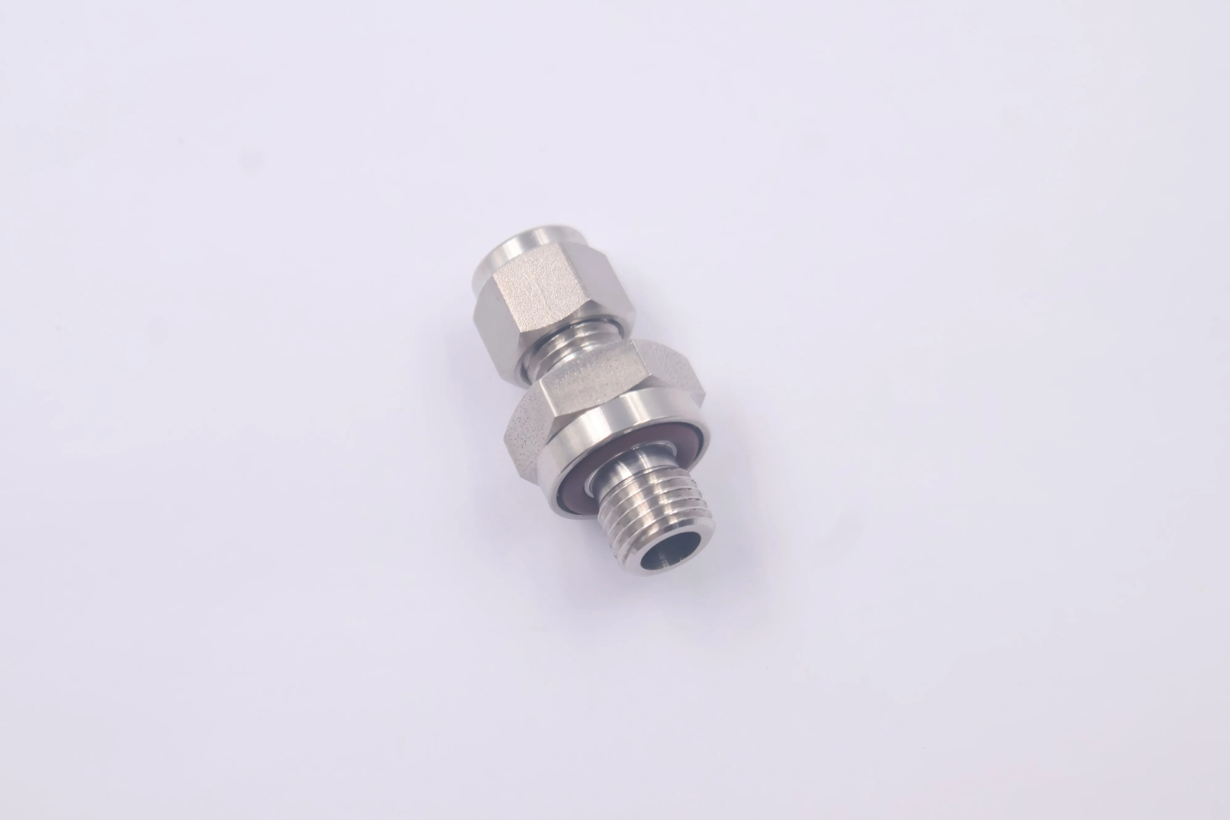 SS-400-1-OR, Tube Fitting, Male O-Seal Connector, 1/4 in. Tube OD x 7/16-20 Male O-Seal SAE/MS Straight Thread