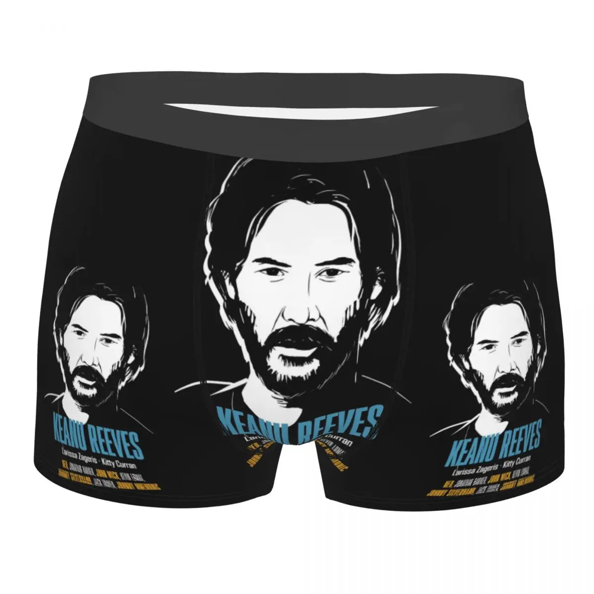 customized keanu reeves movie sling bag men cool famous actor john wick shoulder chest crossbody backpack traveling daypack John Wick Keanu Reeves John Wick Men Boxer Briefs Underwear Highly Breathable High Quality Gift Idea