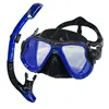 Professional Swimming Waterproof Soft Silicone Glasses Anti-Fog Plating Goggles Full Dry Breathing Tube Diving Mask 6