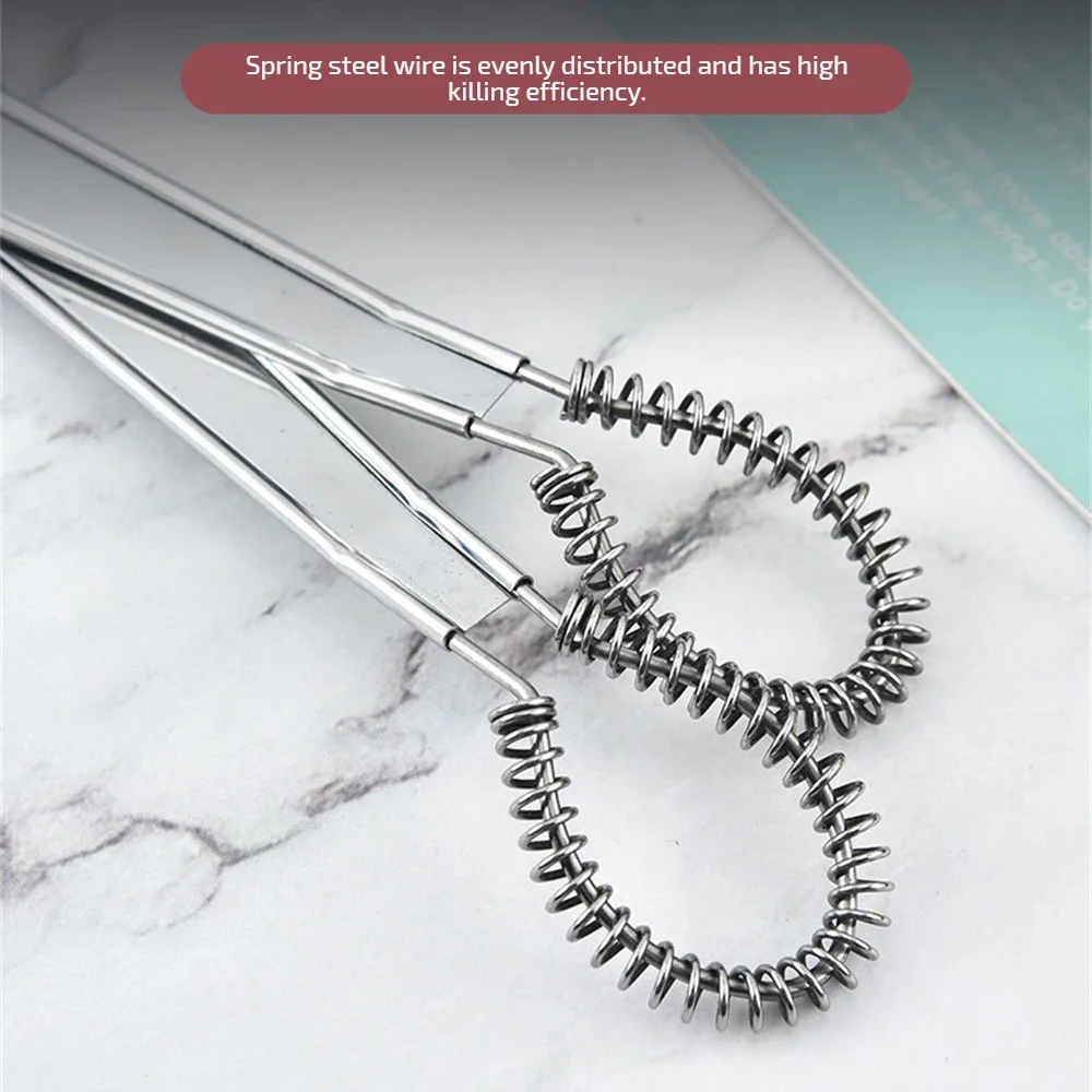 1PC 20cm Stainless Steel Magical Hand Held Spring Whisk Mini Kitchen Eggs Sauces Mixer