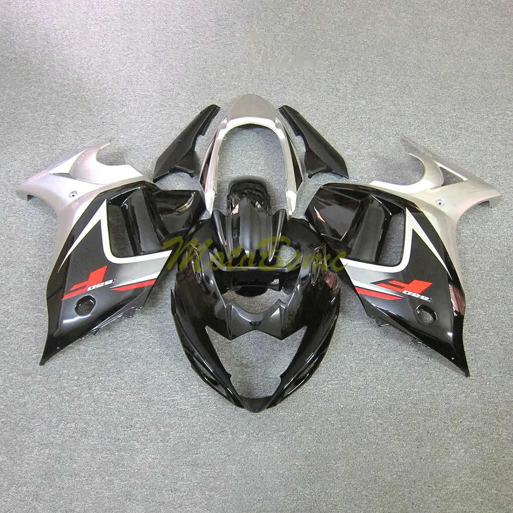 오토바이 페어링 키트, 스즈키 GSX650F 2008 2009 2010 2011 2012 GSX 650F 08-12 ABS 탑 실버 블랙 차체 세트에 적합