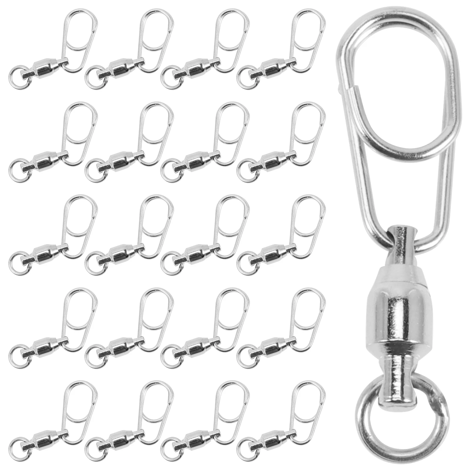 

Eight Figure Ring Connector Tiny Lock Swivel Portable Fishing Joint Small Swivels Outdoor Barrel Stainless Link Lures