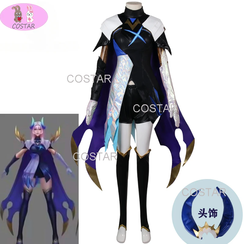 Costar Game Lol 2023 World Champion Drx Icey Cosplay Costume Halloween Outfit Donna Uomo New Suit Uniform