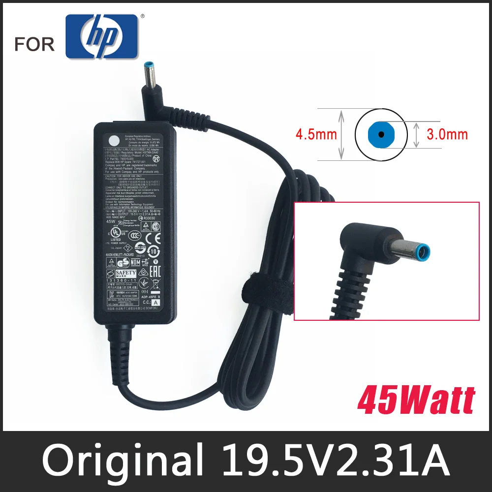  45W 19.5V 2.31A AC Laptop Power Adapter Charger for Hp Stream  11 13 14;Elitebook Folio 1040 G1;Touchsmart 15 250 G3 255 G4 355 G2; Hp  Spectre X360 : Electronics