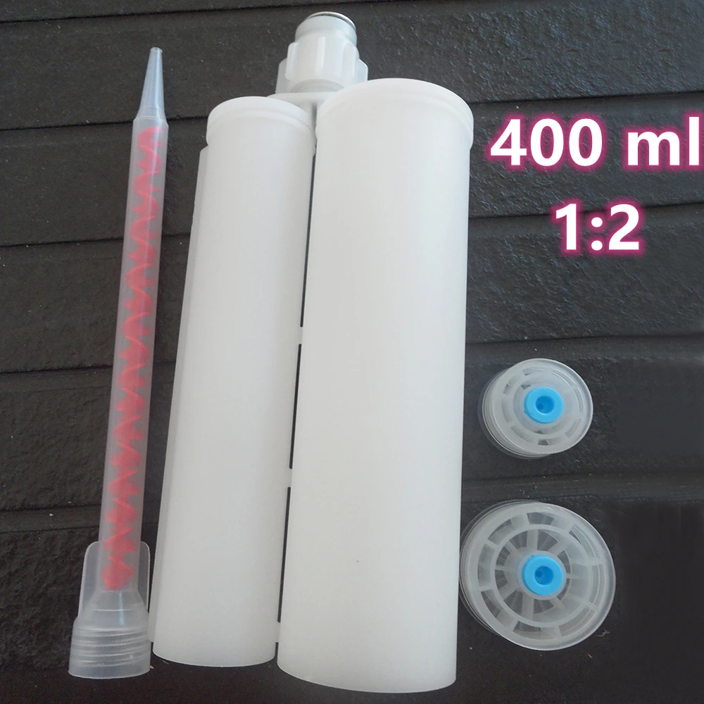 400ml 1:2 relação ab cola epóxi arma