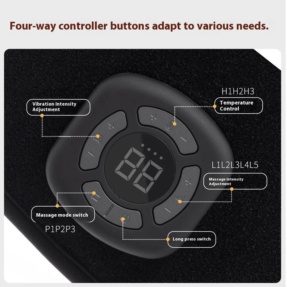 Wireless Ankle Heating Pad Electric Vibration Massage Heated Foot Hand Wrap for Wrist Ankle Rechargeable Heating Wristband Brace