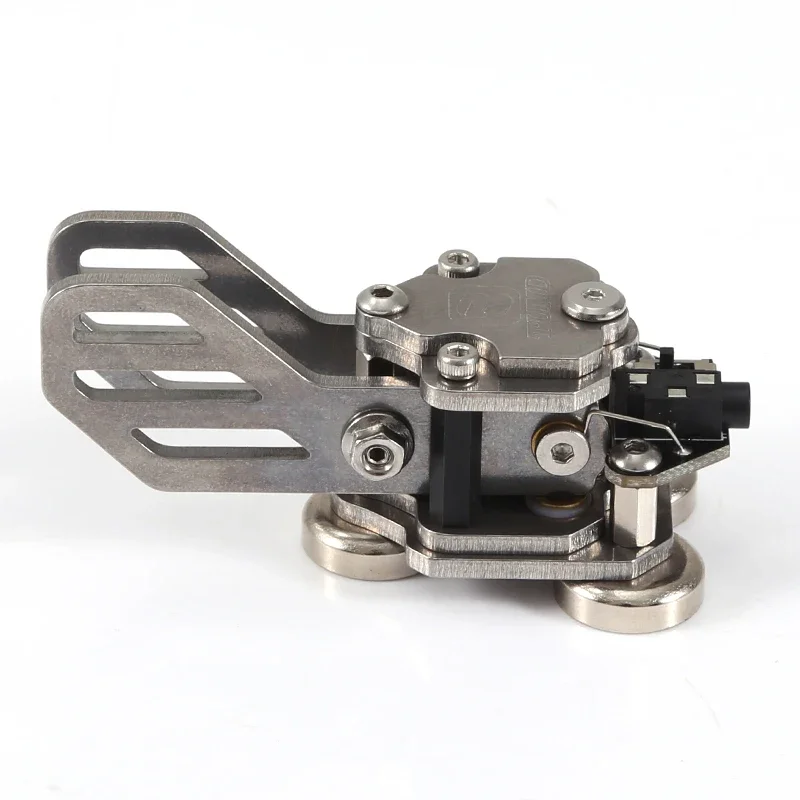 ミニクールスチール CW モールスキーポータブル電信キーパドルキー磁気