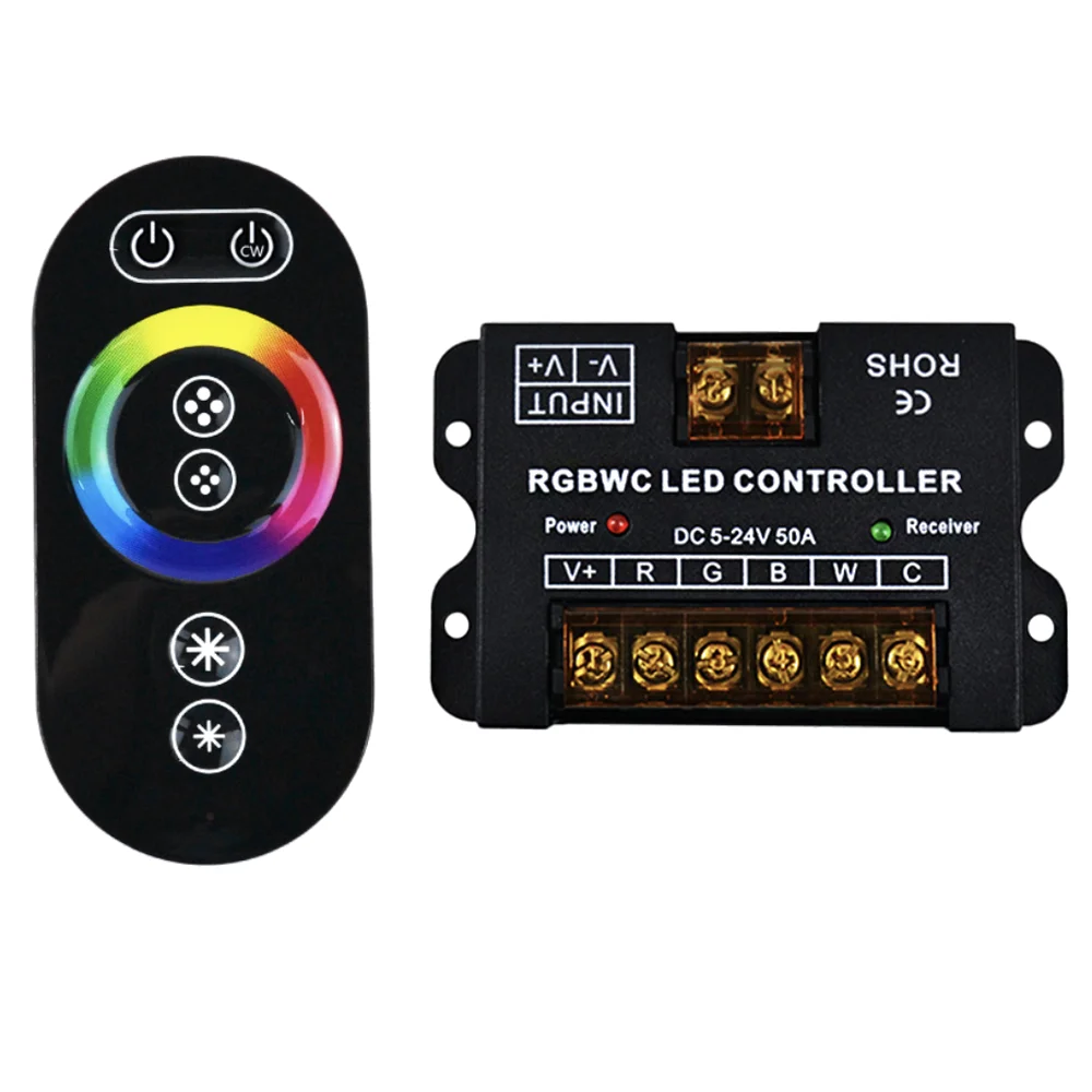 Wireless RF Touch LED Dimmer for Customizable LED Strip Lighting