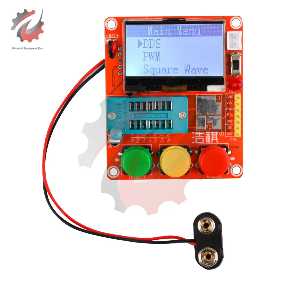 Misuratore Lcr-T4-Mini-Z Di Capacità Esr 12864 Lcd Per Mosfet Tester Transistor Digitale Da 1,7 Pollici