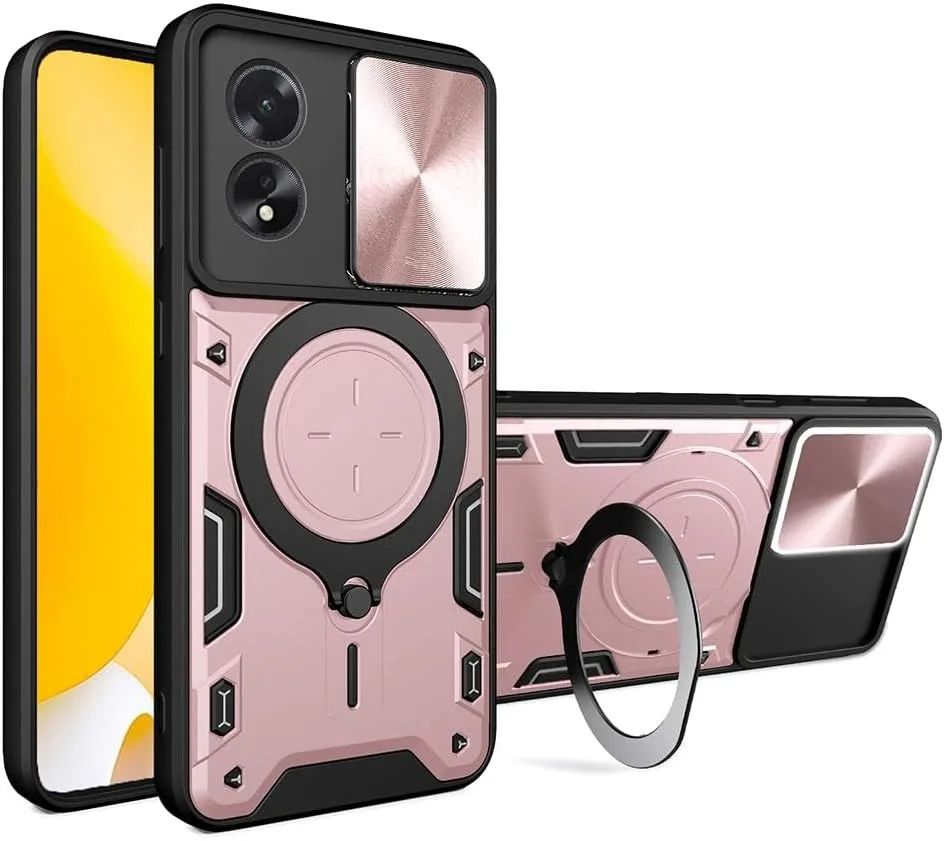 Kickstand Armor Shield Case with Lens Protection – Shockproof and Durable