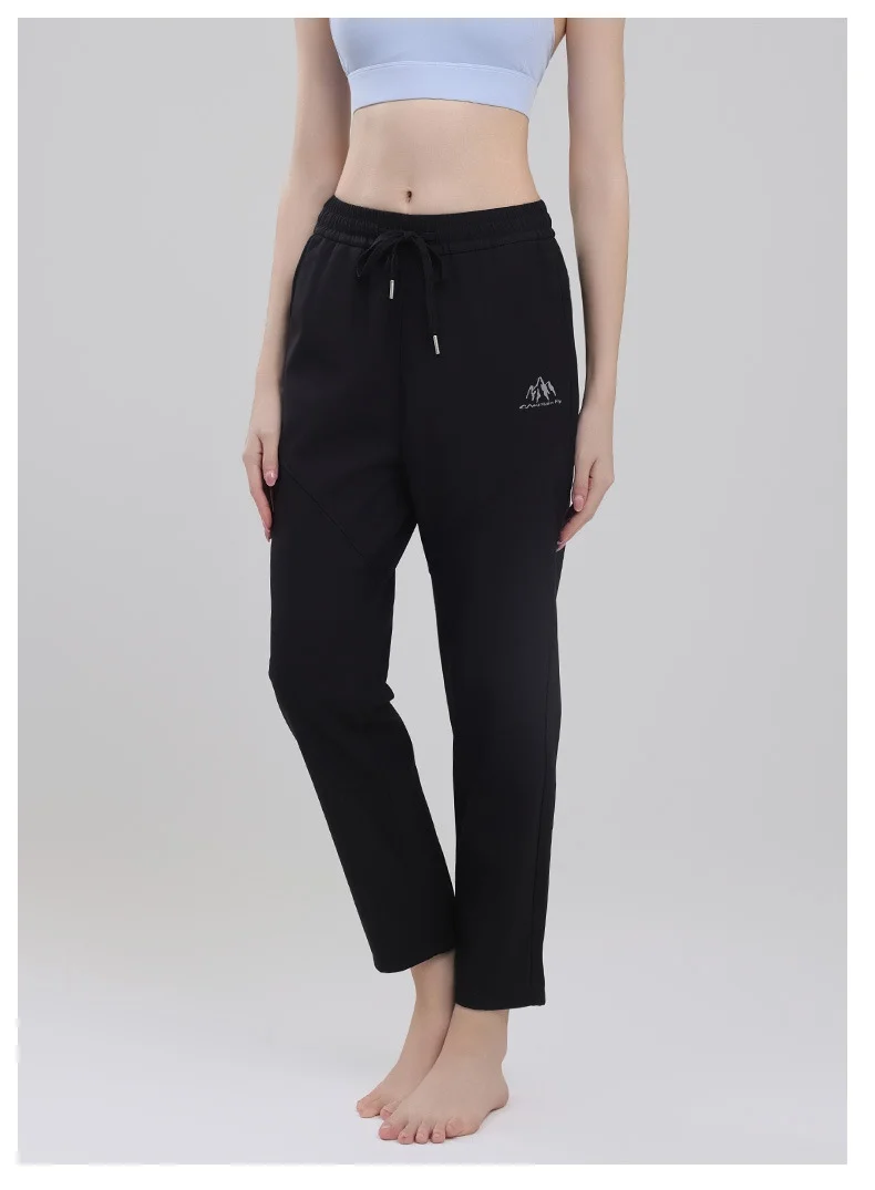 Sports Long Pants Women Loose Slim Fitness Training Pants Running High Waist Casual Yoga Wide Leg Drawstring Soft Loose
