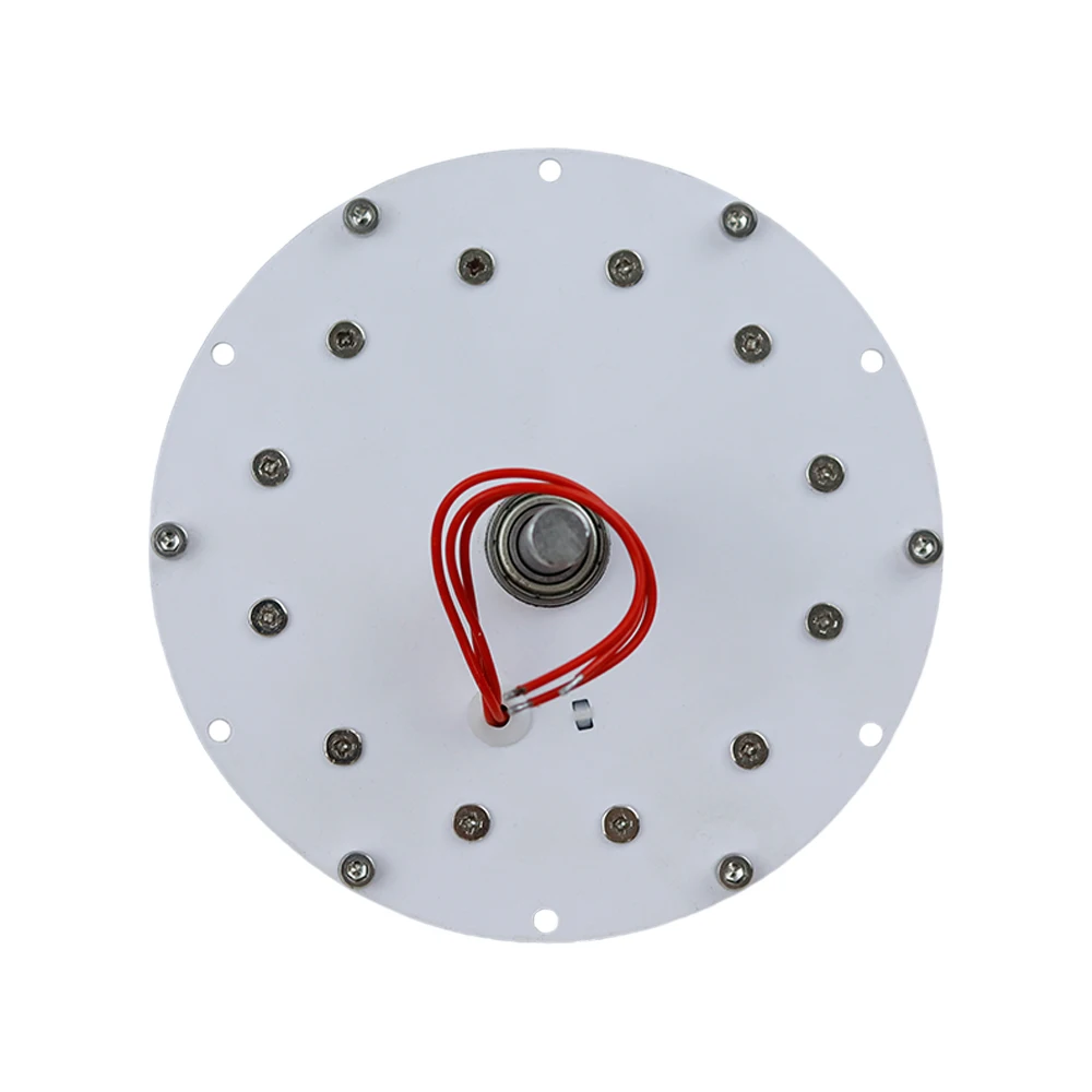 Double-layer High-power Disk Type Iron Core Generator for Ultra-low Speed, Efficient, Multipole, Strong Magnetic Three-phase AC