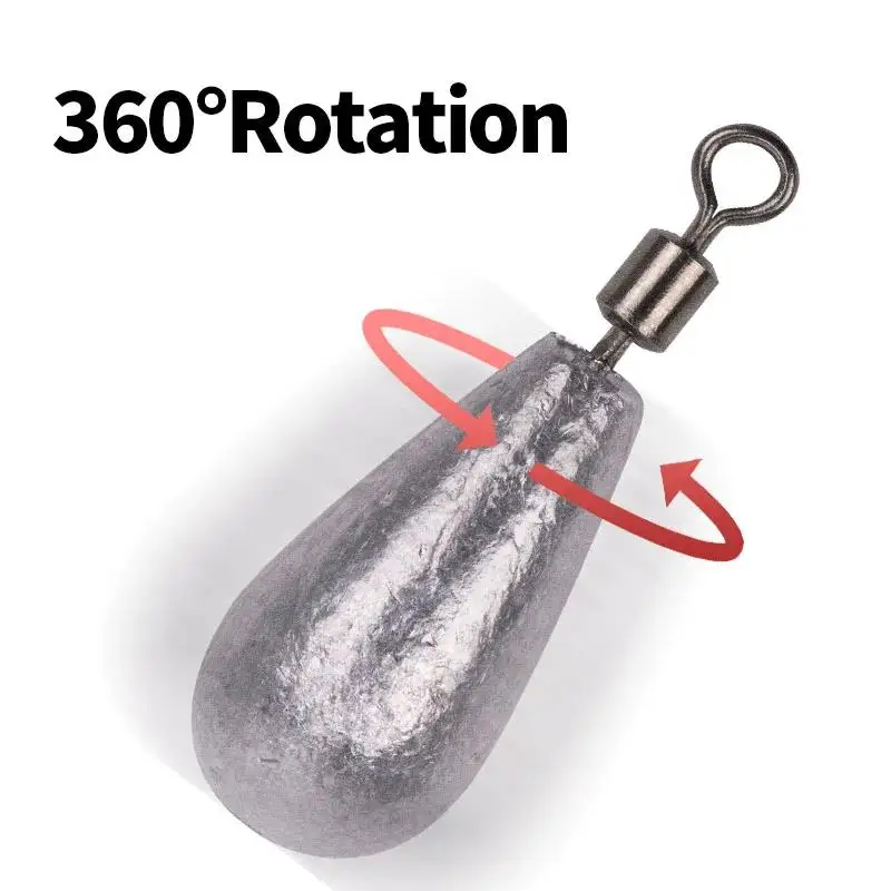 Fishing Counterweight Sinker 10g Quick Release Soft Bait Sinker Bass Fishing Tackle Accessories Hook Connector 10Pcs