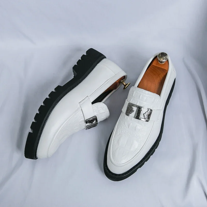Sc1722a119a9f434da1fa13a8fd98cedcn Stylish VIPOL White Loafers for Men Slip-On Dress Shoes for Parties