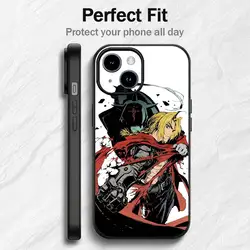 Fullmetal Alchemist Anime Phone Case - Classic Black Soft Shell - iPhone 13 Pro Max (Z1)