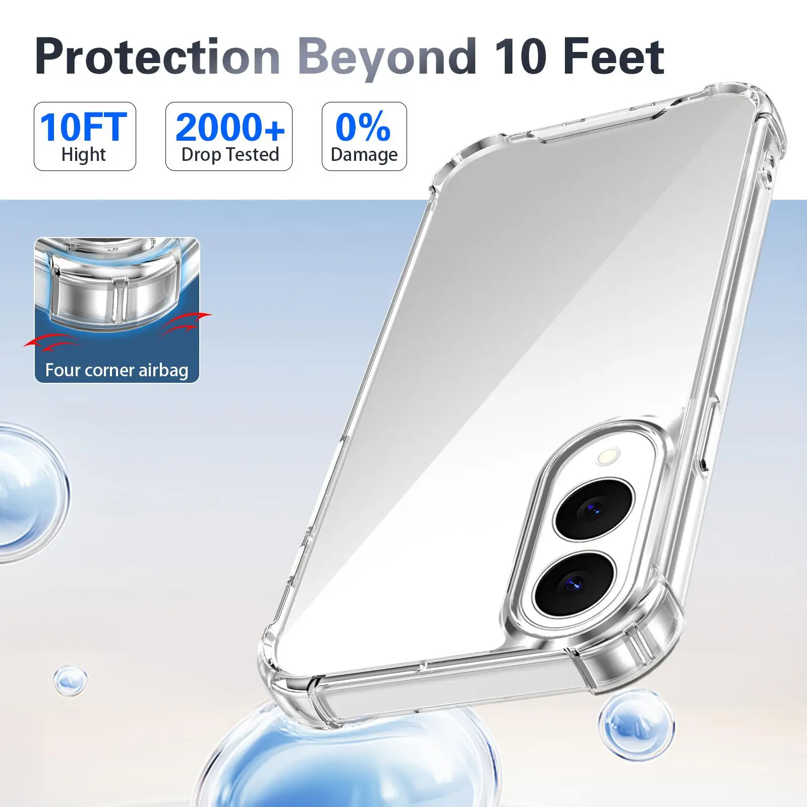 For Samsung Galaxy S25 Edge 5G Four-corner Shockproof Acrylic +TPU Phone Case for S25+ S24 S23 FE S22 Ultra