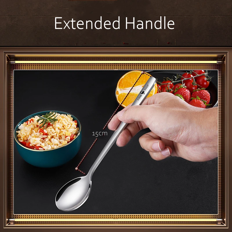 316 Stainless Steel Ladle LFGB Certificated Soup Spoon Tableware Dinnerware Cutlery Christmas New Year Accessories stainless steel ladle