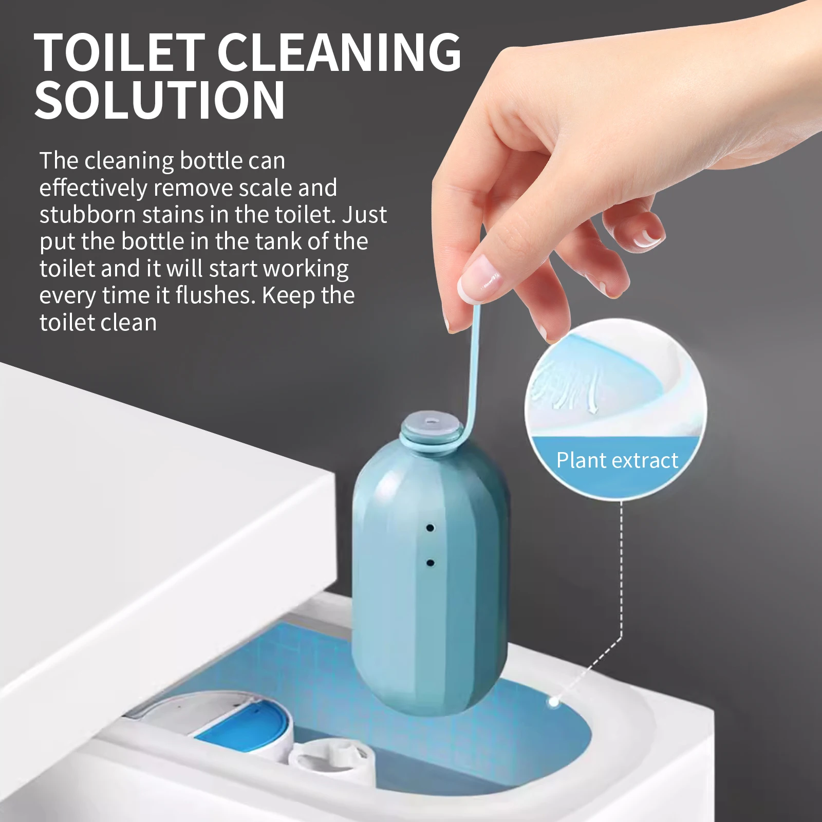 4 Pcs Automatic Toilet Tank Cleaner Gel WC Bowl Cleaning Deodorant Tools Bathroom Odor Fresher Wash Deodorize
