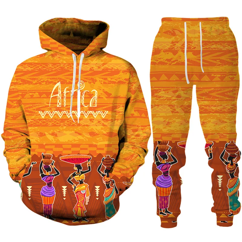 African Print Tracksuit Set main image 1