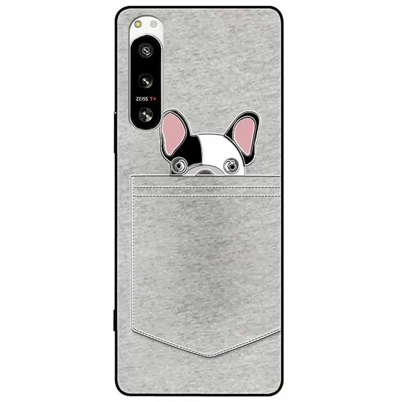 Cute 3D Embossed Relief Soft Silicone Back Cover with Cartoon Design