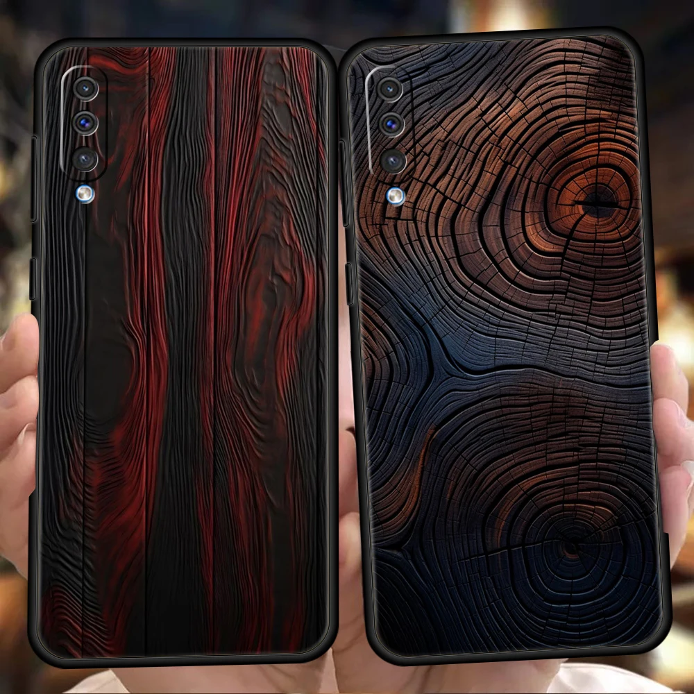 Vintage Forest Brown Wood Phone Case – Soft TPU Shell Bags
