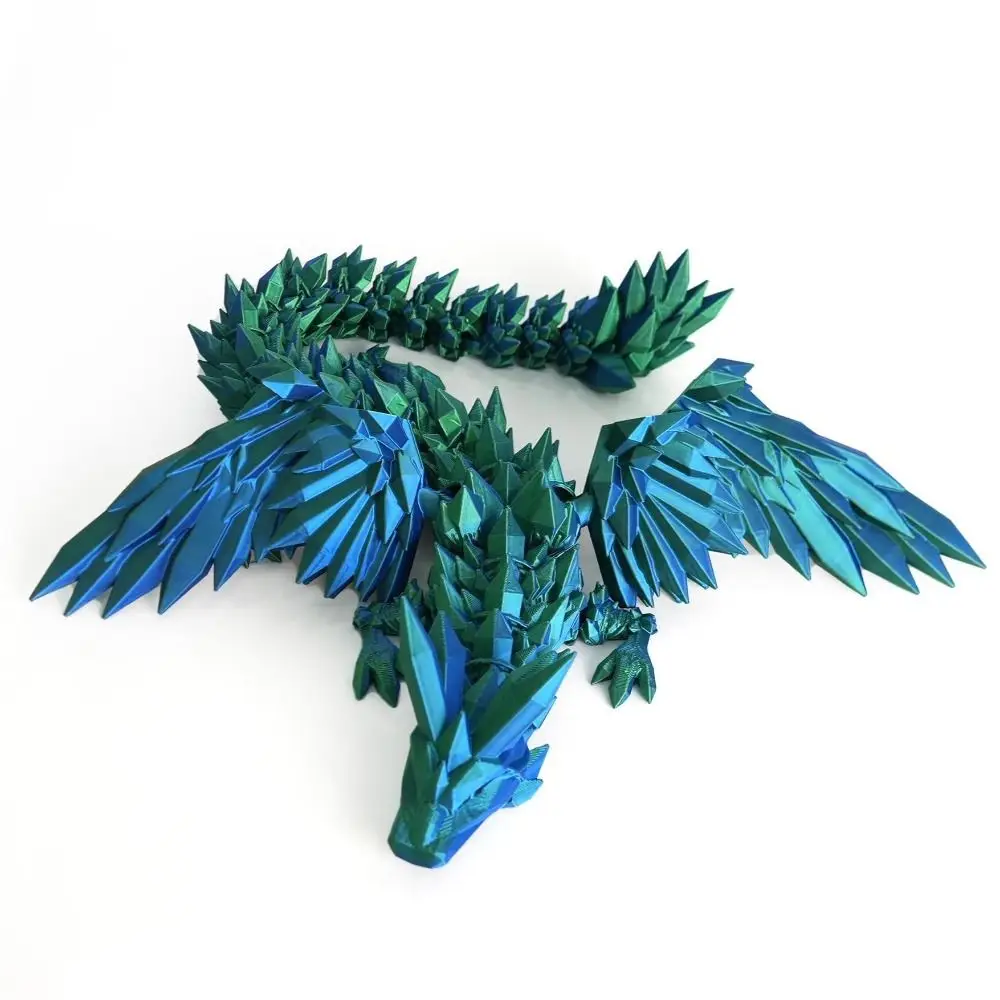 3D Dragon Realistic Dragon Statue Rotatable Articulated For Landscaping Decoration Printed Figures Animals Kid Gifts ornament crafts miniature figurines resin ornaments miniature ornament 3d printed toy resin crafts dragon statue dragon ornament