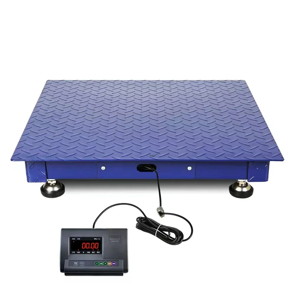 Hot Sale Industrial Digital Weighing Scale 3 Ton Carbon Steel Floor Platform Scales