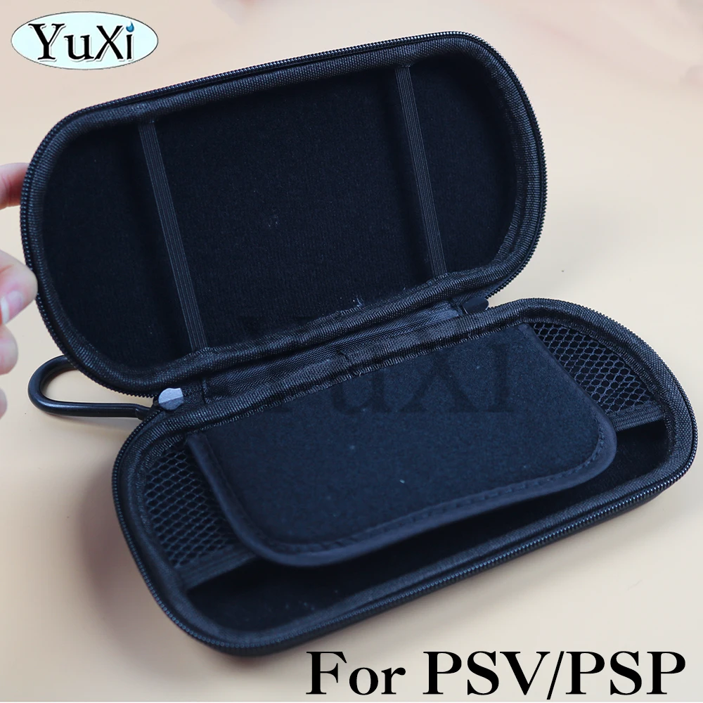 PSP PSV PS Vita PSP GO용 EVA 스킨 하드 케이스 가방 파우치 1개 (스트랩 포함, PSP1000 2000 호환)