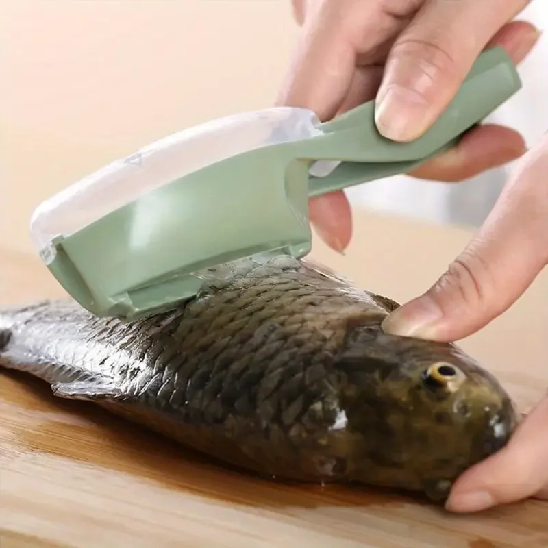 Fish Scale Planing And Scraping Tool With Lid