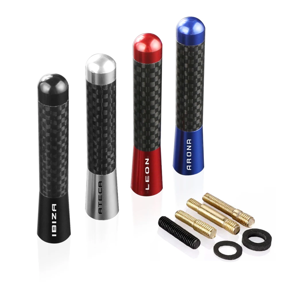 8cm Car Carbon Fiber Radio Antenna - Sleek Auto Accessory