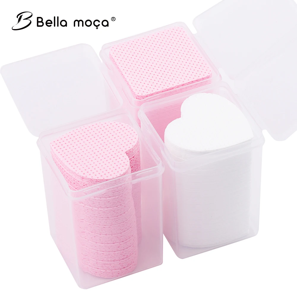 Lint-Free Clean Wipes Nail Remover Cotton Wipes Lash Glue Tips Remover Cleaner Paper Individual Packing Cleaning Makeup Tools