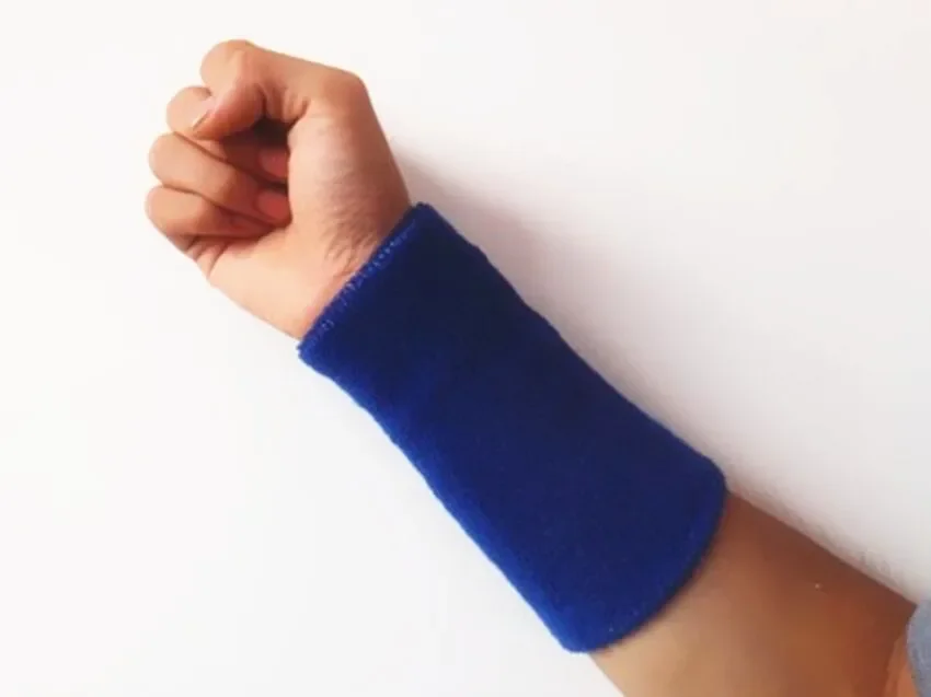 Sports Sweat Wristband Cotton Elastic Bandage Hand Sport Wrist Support Brace Wrap Carpal Tunnel wrist sweat wristbands wrist brace wrist guard wrist support band wrist straps wrist support wrist sweatband