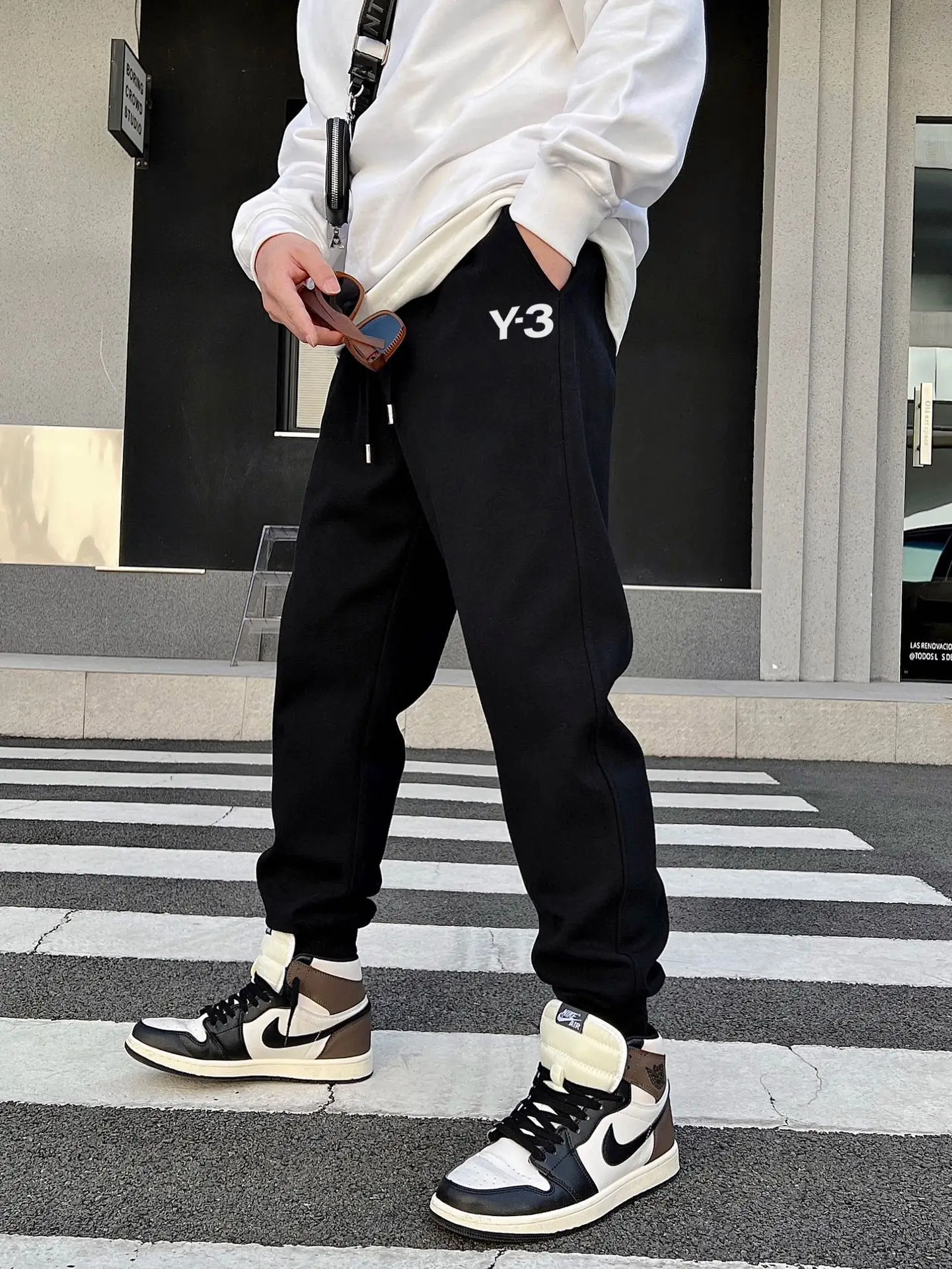 

Spring Y3 Pants Yamamoto Sweatpants Casual Men Trouser High Quality Overalls Men's Trend All-match Y3 Leg Pants