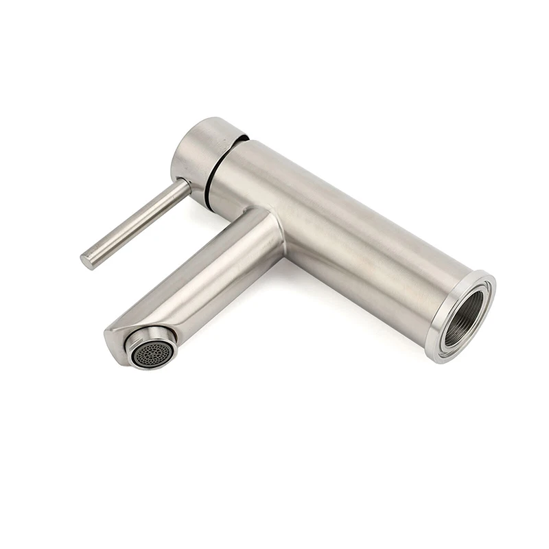 KYLINS Bathroom Sink Mixer Tap Washbasin Faucet Brushed Round Bathroom Vanity Sink Faucet WELS WaterMark