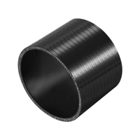 High-Performance 25-127mm Silicone Coupler Pipe - Turbo Intake - Black - Image 2