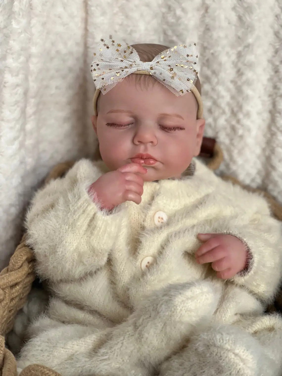 Poupée Bébé Reborn Réaliste Marin - 50 Cm - Fait Main - Vinyle - Garçon