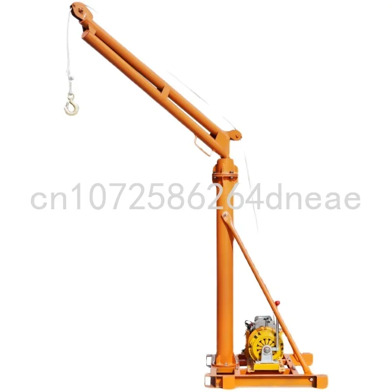 

Household Column Type Small Crane Building Decoration Outdoor 220v Lifting Lift Small 1 Ton Hanging Brick Crane