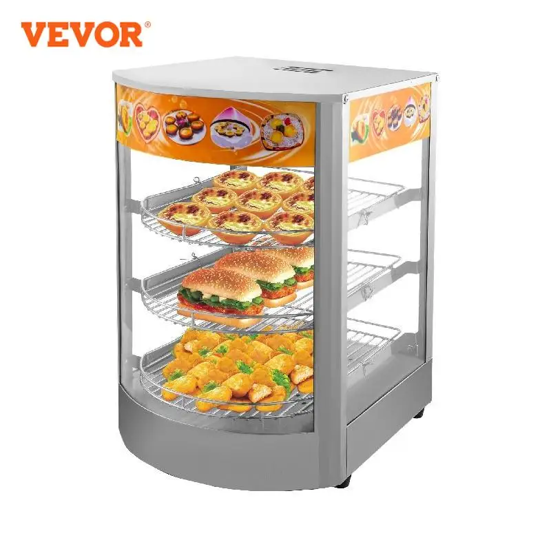 VEVOR 3-уровневый подогреватель еды