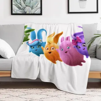 Sunny Bunnies - All Hold Paws! Throw Blanket christmas decoration Fashion Sofas anime Blankets 1